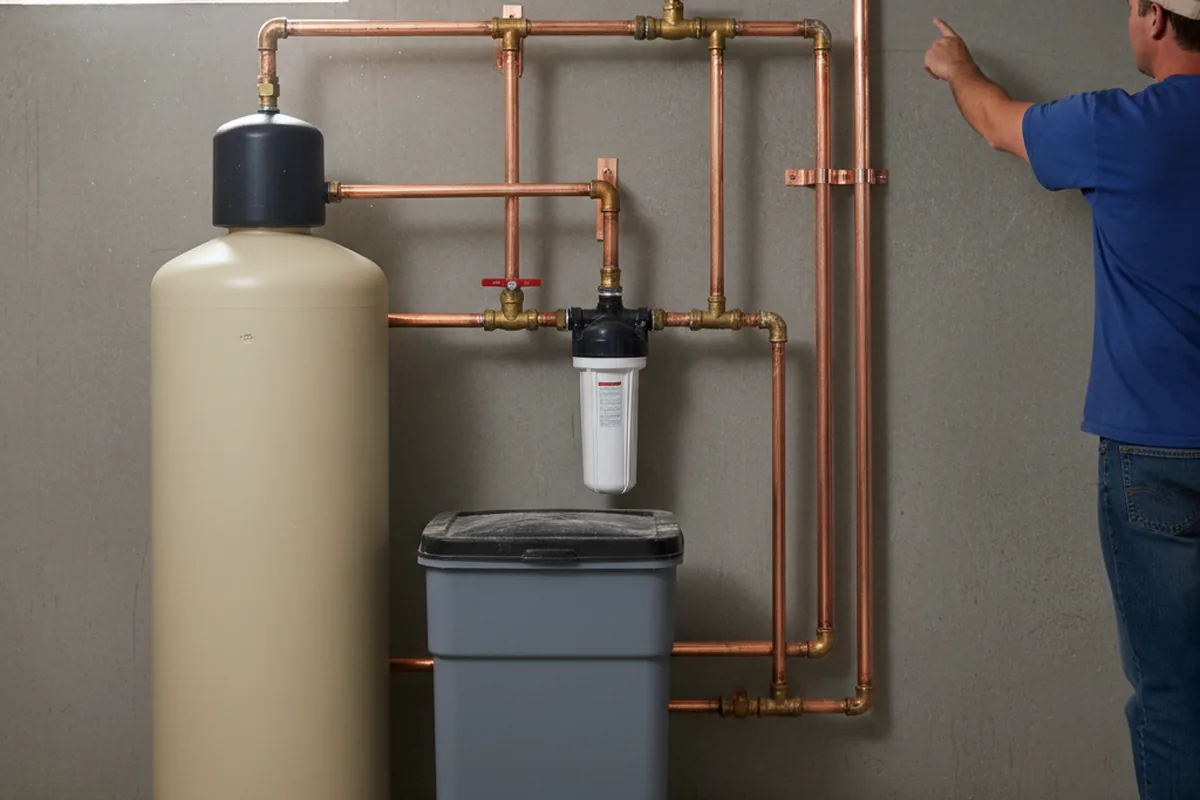 Whole-house water treatment system installed in Butterfield